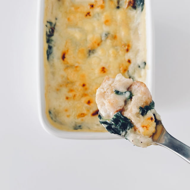 ほうれん草のパングラタン